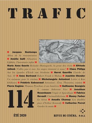 cover image of Trafic N° 114 (Été 2020)